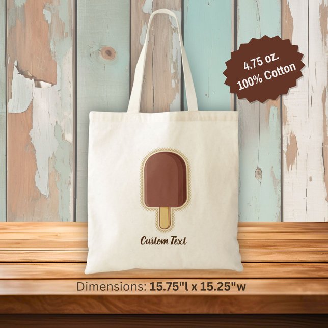 Tote Bag Chocolate Ice Cream Stick (Créateur téléchargé)