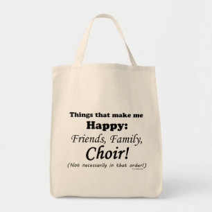 Tote Bag Choir Me Rend Heureux