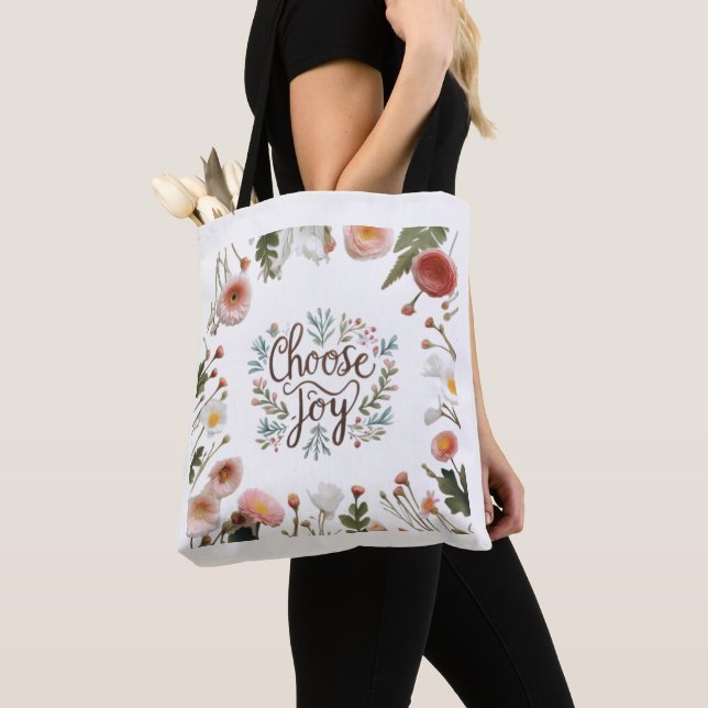 Tote Bag Choisir la joie (De près)