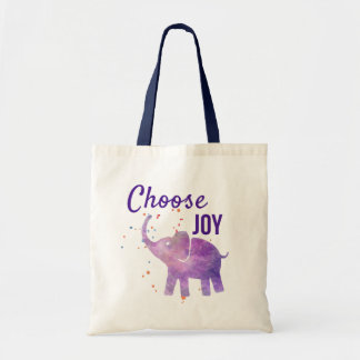 Tote Bag Choisissez l'éléphant de joie