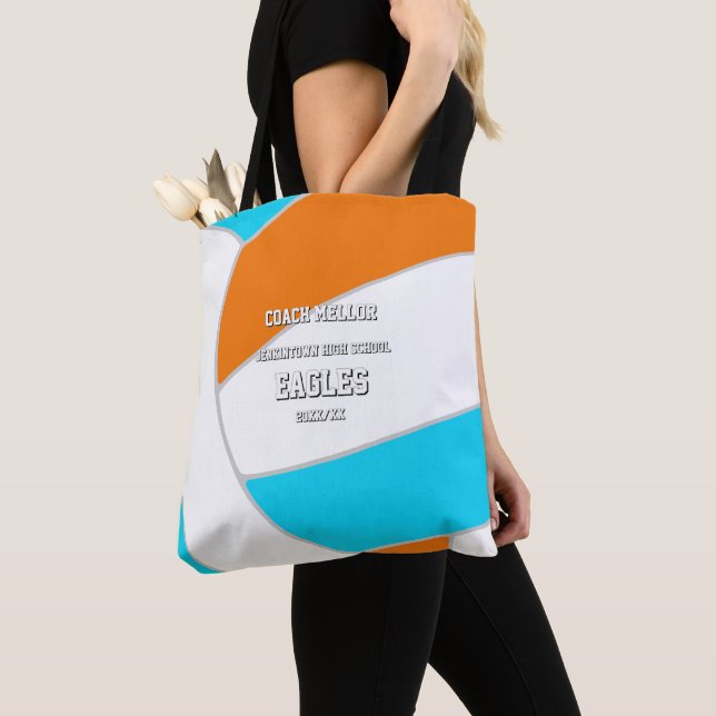 Tote Bag choisissez N'IMPORTE QUELLE couleur d'équipe nom d (De près)