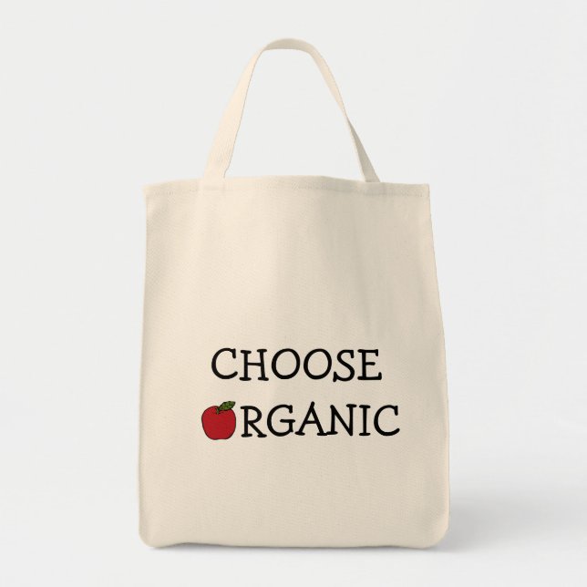 Tote Bag Choisissez organique (Devant)