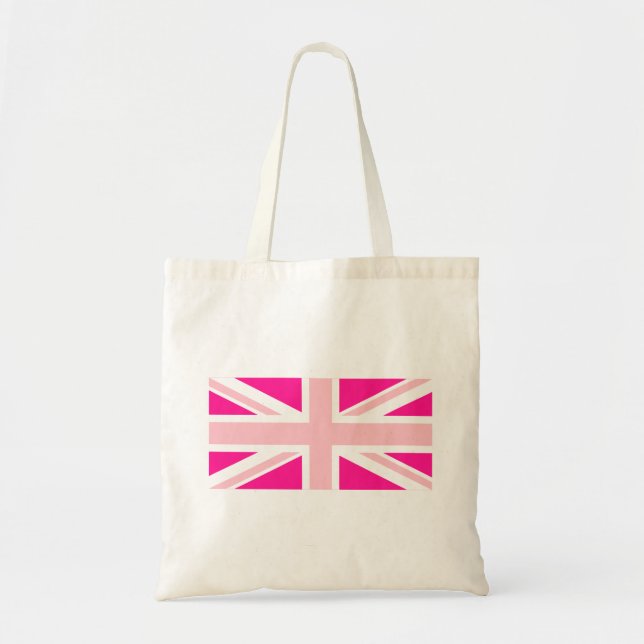 Tote Bag Choisissez vos couleurs Union Jack (Devant)