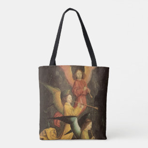 Tote Bag Chorale des anges de Simon Marmion, Art Renaissanc