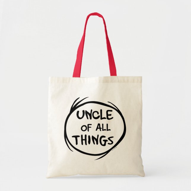 Tote Bag Chose Une Chose Deux - Oncle de toutes choses (Devant)