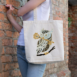 Tote Bag Chouette à cornes de minuit