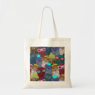 Tote Bag Chouette dans la couronne