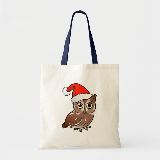 Tote Bag Chouette de l'Est Père Noël (Devant)