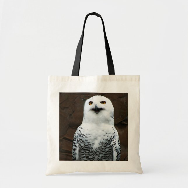 Tote Bag Chouette des neiges bti (Devant)