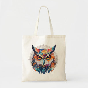 Tote Bag Chouette géométrique