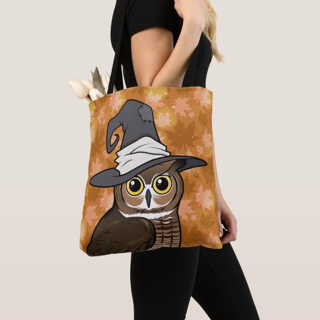 Tote Bag Chouette hulotte sorcière ! (De près)