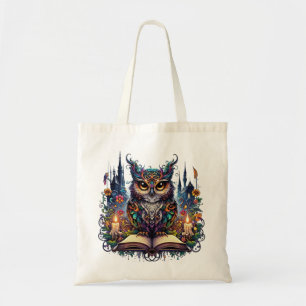 Tote Bag Chouette Magique Bibliophile