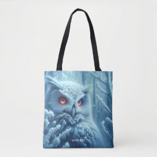 Tote Bag Chouette mûre Imaginaire hiver neige