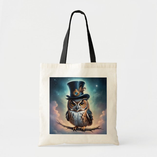 Tote Bag Chouette sage  (Devant)