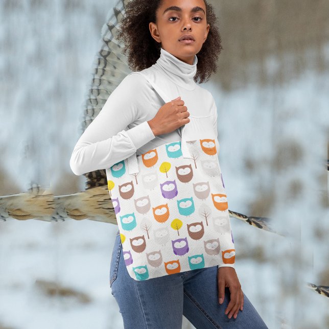 Tote Bag Chouettes de dessin (Créateur téléchargé)