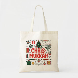 Tote Bag Chrismukkah Hanoukka Noël Juif Religieux