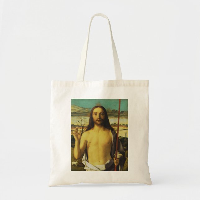 Tote Bag Christ bénissant par Giovanni Bellini   (Devant)