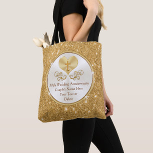 Tote Bag Christian 50e anniversaire Mariage idées cadeaux