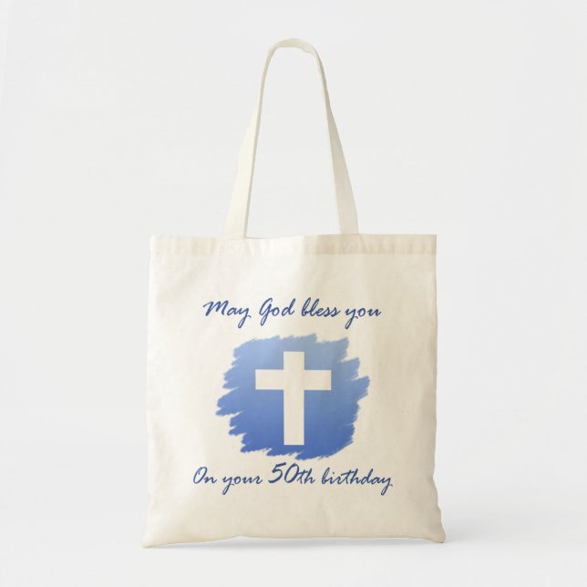Tote Bag Christian Cadeaux 50e anniversaire (Devant)