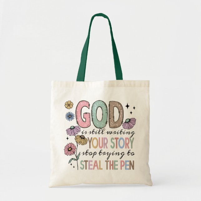 Tote Bag Christian Citation Retro (Devant)