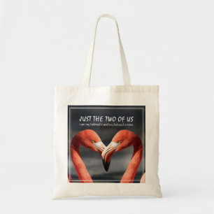 Tote Bag Christian Flamant rose Valentine JUSTE LES DEUX D'