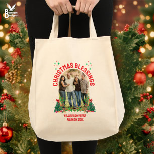 Tote Bag CHRISTMAS BÉNÉFICIE FAMILLE RÉUNION Groupe de jume