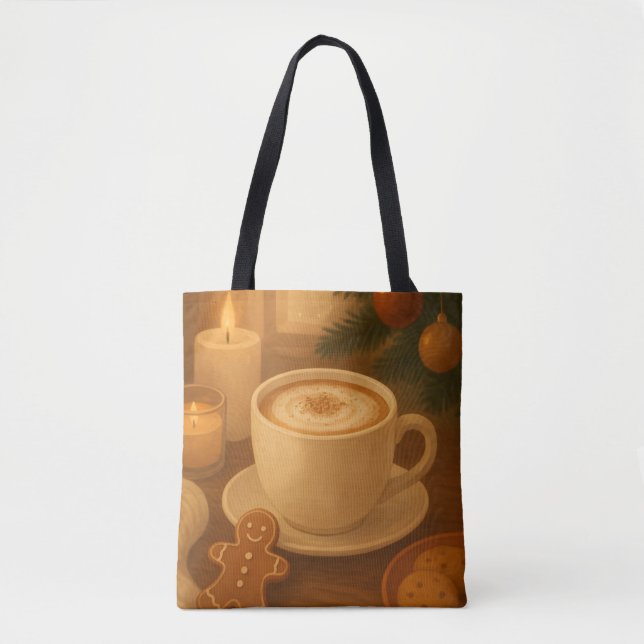 Tote Bag Christmas Coffee Vibes Tote (Devant)