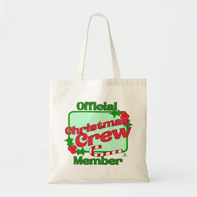 Tote Bag Christmas Crew Membre vacances Famille Amusement (Devant)