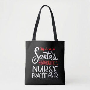 Tote Bag Christmas nurse practitioner