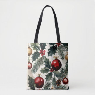 Tote Bag Christmas Ornaments, Author Natasha Us