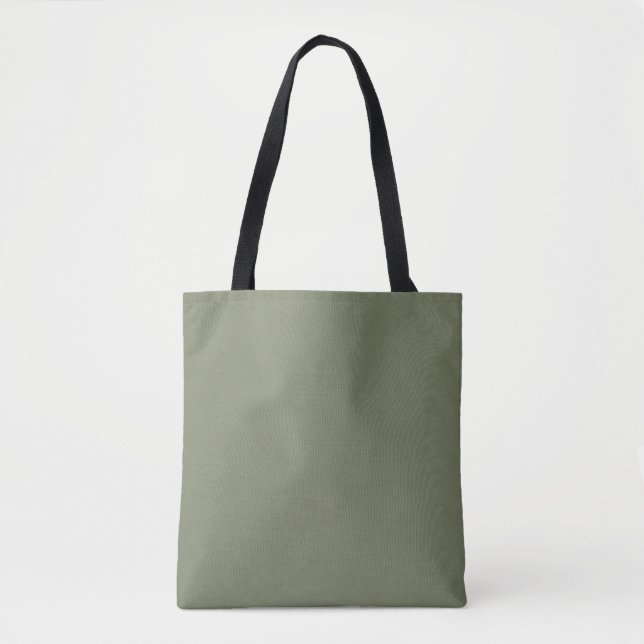 Tote Bag Chroma Textura - Sauge (Devant)