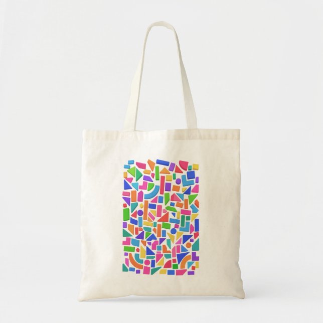 Tote Bag Chromatic Geometry (Devant)