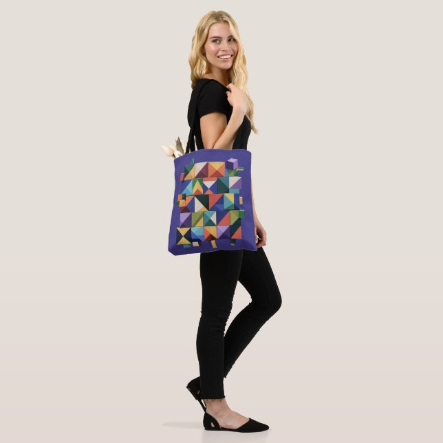 Tote Bag Chromatic Structure (Sur le modèle)