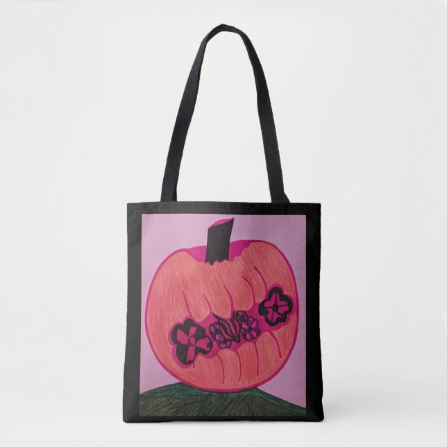 Tote Bag Chrysalide Dans Une Citrouille (Devant)