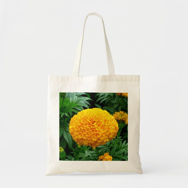 Tote Bag Chrysanthème orange (Devant)