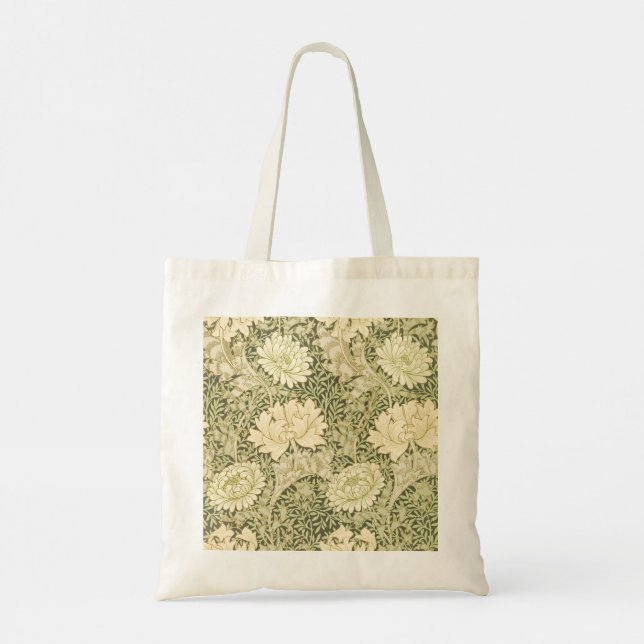 Tote Bag Chrysanthemum Flower Pattern (by William Morris) (Dos)