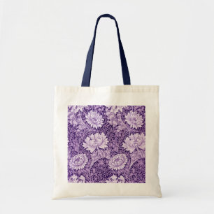 Tote Bag Chrysanthemum Purple, William Morris