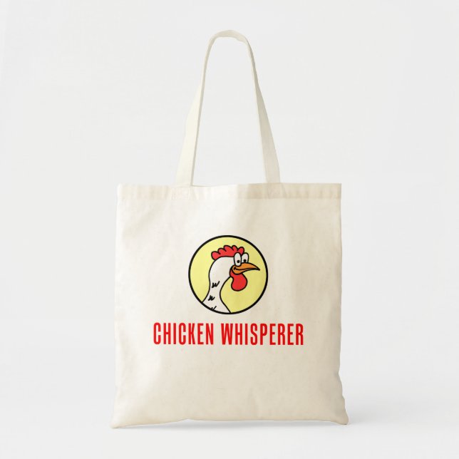 Tote Bag Chuchoteur de poulets Adulte (Devant)