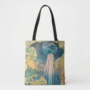 Tote Bag Chutes d'Amida d'Hokusai Japon Cascade