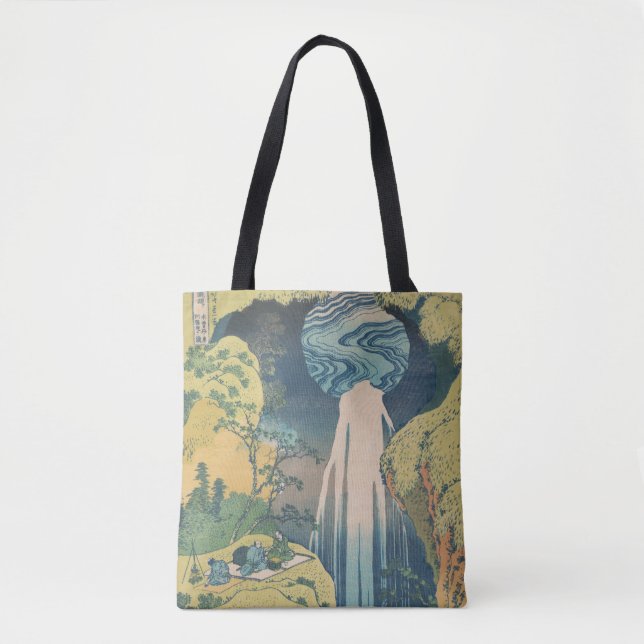Tote Bag Chutes d'Amida d'Hokusai Japon Cascade  (Devant)