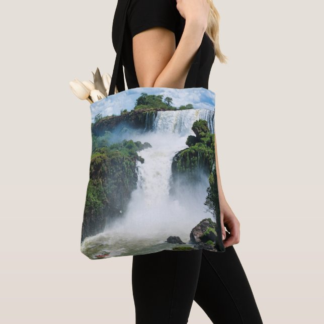 Tote Bag Chutes d'Iguazu entourées de jungle (De près)