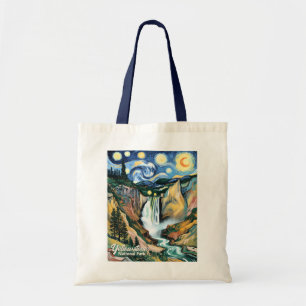 Tote Bag Chutes inférieures de Yellowstone personnalisées V