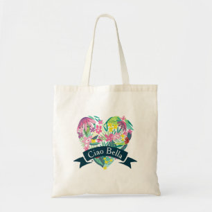 Tote Bag Ciao Bella Cute Coeur Floral