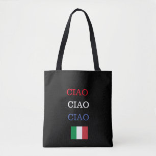Tote Bag CIAO Italie - Noir