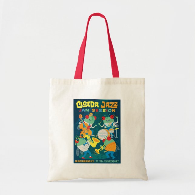 Tote Bag Cicada Jazz Jam Session (Devant)