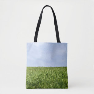 Tote Bag Ciel bleu et herbe verte (Le jour de la Terre est