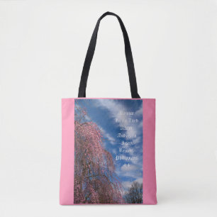 Tote Bag Ciel d'avril avec Philippiens 4:4