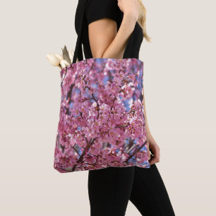 Tote Bag Ciel Rose de Cerisier Sakura