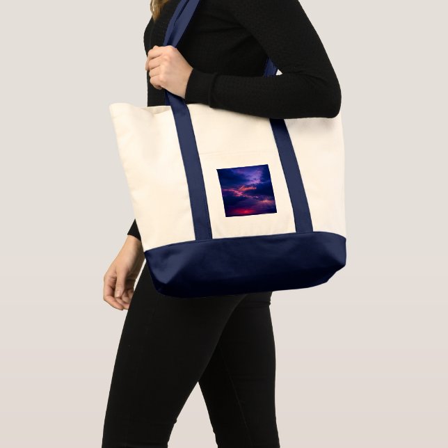 Tote Bag Ciel sans limites - Eaux profondes  (Devant (produit))