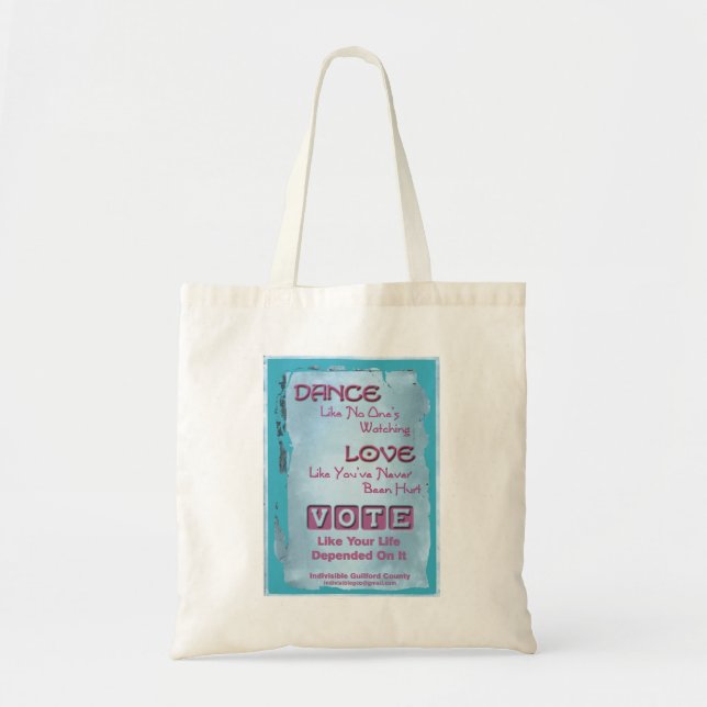 Tote Bag CIG - Danse, amour, vote (Devant)